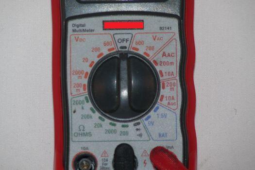 Parts of multimeter and their functions