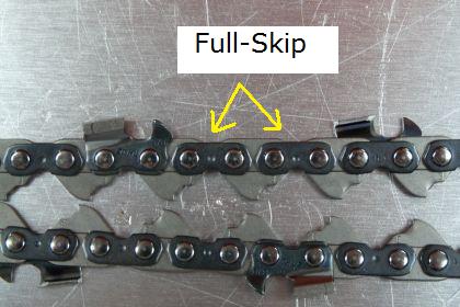Full-Skip Chainsaw Chain