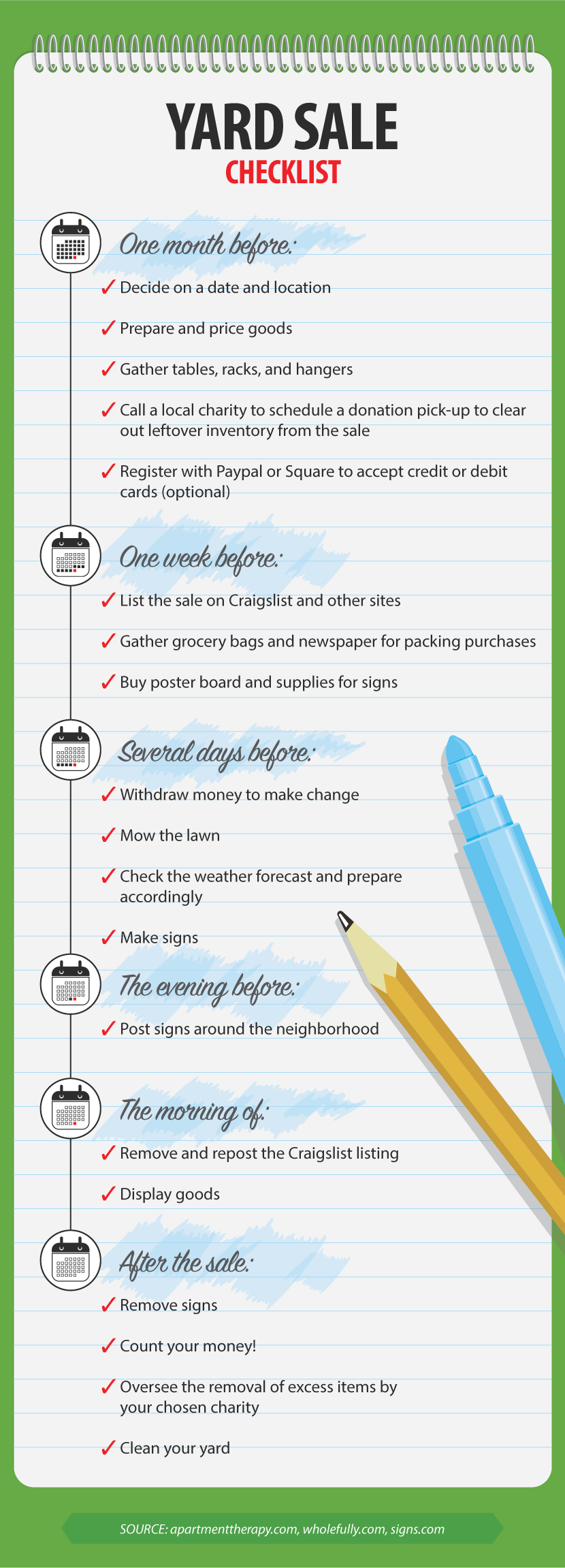 Yard Sale Checklist - How to Have a Successful Yard Sale