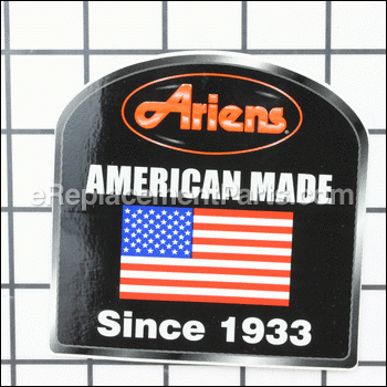 Decal- Ariens Since 1933 - 08000407:Ariens