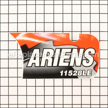 Decal, Front Dash - 11528LE - 08000022:Ariens