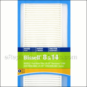 Hepa Exhaust Filter Style 8 & - BR-1860:Bissell