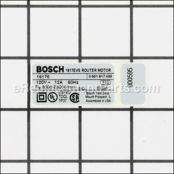 Nameplate - 2610907629:Bosch