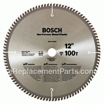12 TCG 1 Arbor 80 Tooth Miter Saw Blade - PRO1280NF:Bosch