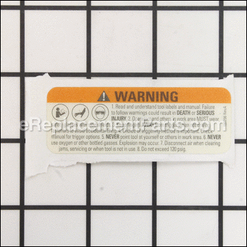 Label,warning - 180296:Bostitch