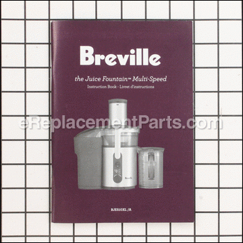 Instruction Book - SP0010410:Breville