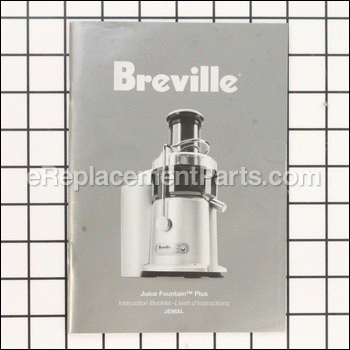 Instruction Book - SP0010667:Breville