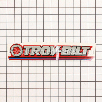 Label-rider Hood K - 777D12014:Troy-Bilt