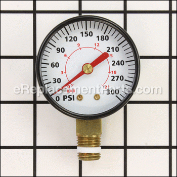 Pressure Gauge - GA016700AV:Campbell Hausfeld