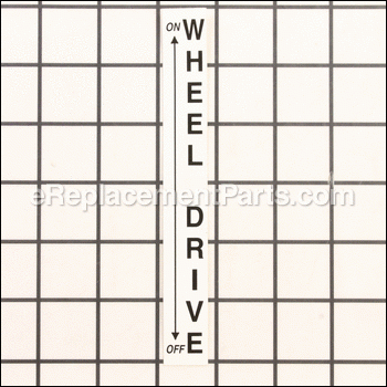 Decal, Wheel Drive - C100134:Classen