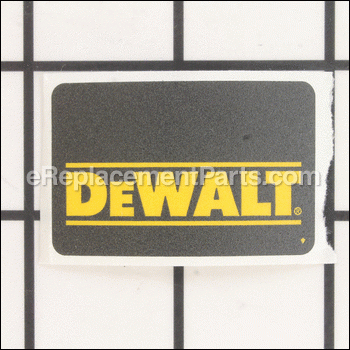 Dewalt Logo Label - 395657-00:DeWALT