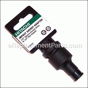 1/2 Socket Drive-1/4 Hex Impact Wrench Adapter - 728589:Metabo HPT (Hitachi)