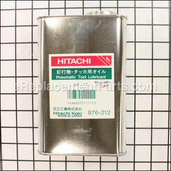 Pneumatic Tool Lubricant 1 L O - 876212:Metabo HPT (Hitachi)