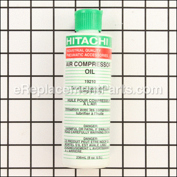 Synthetic Compressor Oil 8oz Bottle - 19210B:Metabo HPT (Hitachi)