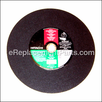 Grinding Wheel - 14 Diameter, - 727685B10M:Metabo HPT (Hitachi)