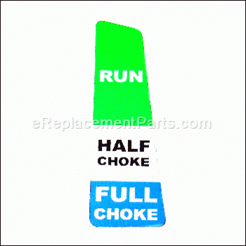 Choke Label - 940868002:Homelite