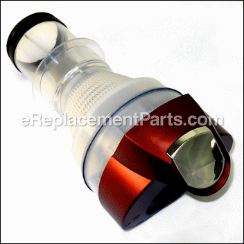Dirt Cup Lid and Filter Assembly -Satin Red Metallic - H-40108212:Hoover