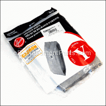 Type Y Hepa Carbon Paper Bag-2 - H-AH10165:Hoover