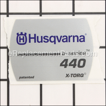 Label, Starter - 544463601:Husqvarna