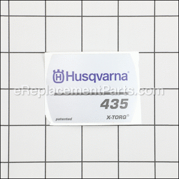 Label, Starter - 504546801:Husqvarna