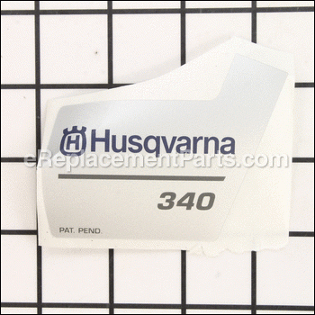 Decal, 340 - 537370501:Husqvarna