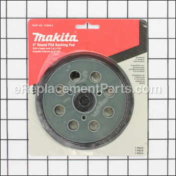 Adhesive Back Sander Pad - 743082-6:Makita