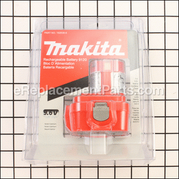 Makita 9.6 Volt Battery 9120 (Ni-Cd, 1.3Ah) - 192638-6:Makita