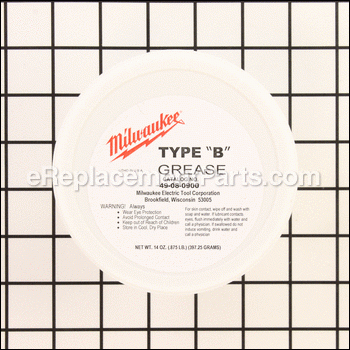 1lb Type B Grease - 49-08-0900:Milwaukee
