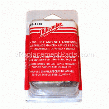 1/2 Collet And Nut Assy. - 48-66-1020:Milwaukee