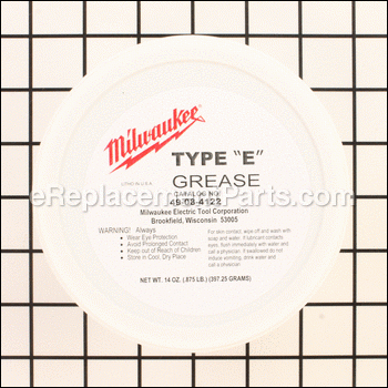14 Oz. Type E Grease - 49-08-4122:Milwaukee