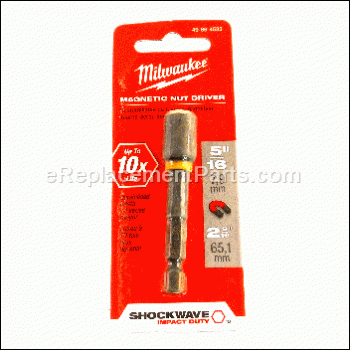 Magnetic Nut Driver- 5/16 X 2 9/16 - 49664533:Milwaukee