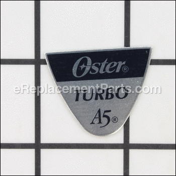 Nameplate Turbo 1 - 113516033000:Oster Pro