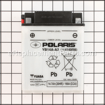Battery 195 Cca 2 - 4140006:Polaris