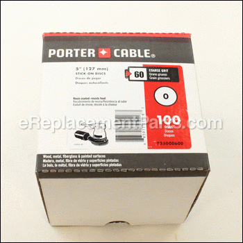 100-pack Adhesive 60-grit 5 0 - 725000600:Porter Cable