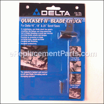 QuickSet II Scroll Saw Blade Chuck - 40-251:Delta