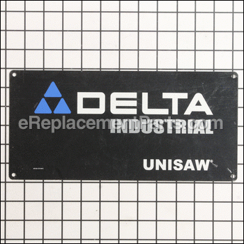 Nameplate - Industrial Only - 422041370012:Delta