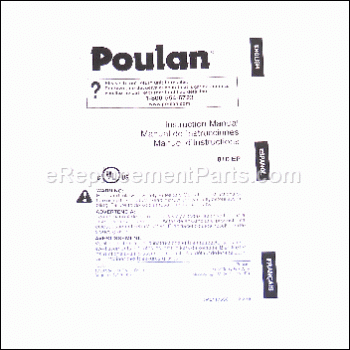 Manual - Operator - 545117550:Poulan