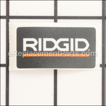 Logo Plate - 940304530:Ridgid