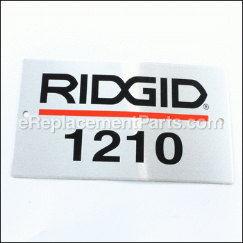 Name Plate - 69387:Ridgid
