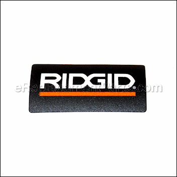 Logo Plate - 940203054:Ridgid