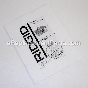 Owners Manual - English - SP6499:Ridgid