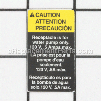 Caution Label - 080009002908:Ridgid