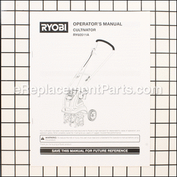 Operator's Manual (960976001) - 983000580:Ryobi