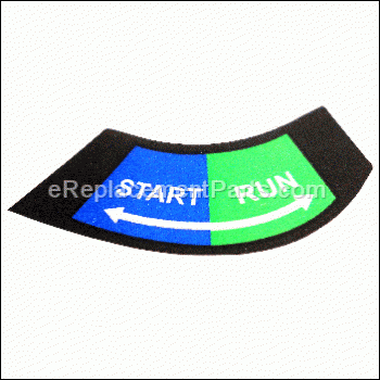 Run/start Label - 940835001:Ryobi
