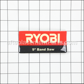 Ryobi Logo Label - BS90109000:Ryobi