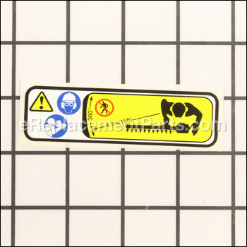 Caution Label - X505000270:Shindaiwa