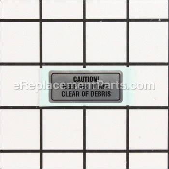 Label, Caution - Air Intake - X505002760:Shindaiwa