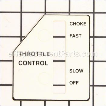 Decal, Throttle Control - 7014426YP:Snapper