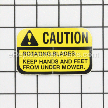 Decal, Caution - 7014853YP:Snapper
