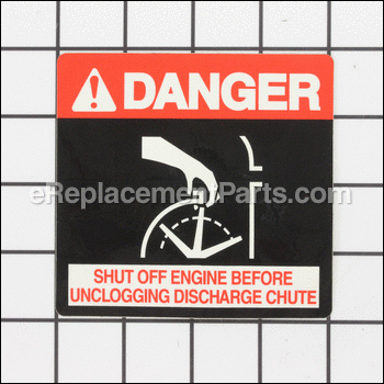 Decal, Hand Danger - 7024773YP:Snapper